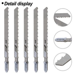 단단하고 부드러운 목재 절단용 합판 베니어 T101B 지그 톱날 100mm 5PCs 76mm, 01 CHINA