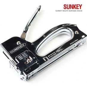 SUNKEY 플라스틱 스틸 멀티 건타카 핸드타카총, SSG-12, 1개