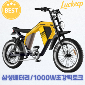 Luckeep 2025년 전기자전거 PAS 자토바이 고압 성인용 52v 1000W 배달용 M5-max, 레드, 알루미늄