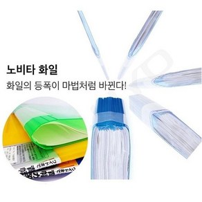 문구반점 속지 40매 신개념 클리어화일...고쿠요 A4 노비타 40p, 단품