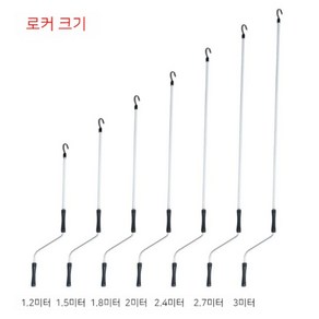 어닝손잡이 수동 개폐기 핸들 접이식 상점 천막 창고, 1.5m