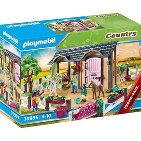 PLAYMOBIL Country 70995 마구간 기수 말 승마 세트