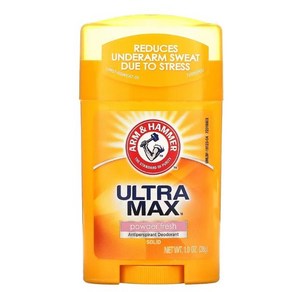 Am & Hamme UltaMax 고형 땀 억제 데오드란트 남성용 파우더 프레시 28g (1oz), 1개