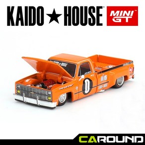 KaidoHouse x 미니지티(KHMG090) 1:64 쉐보레 실버라도 Dually 카이도웍스 V2 - Orange