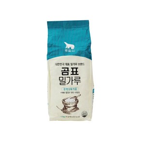 곰표 밀가루 중력 다목적용 1kg / 중력분/ 업소용, 1개