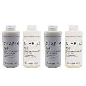 OLAPLEX 올라플렉스 본드 메인터넌스 No.4 샴푸 + No.5 컨디셔너 250ml 세트, 2개