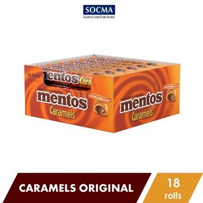 멘토스 초코 카라멜 캔디 Mentos Choco Caamel 1박스(18개), 1박스, 666g