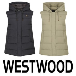 웨스트우드 WESTWOOD 롱 후드 다운 베스트 (여자 겨울 패딩 조끼) M4/632