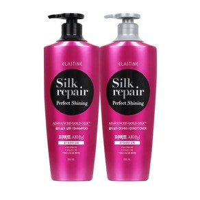엘라스틴 실크리페어 샤이닝 시그니처 헤어 2종 샴푸+린스, 1개, 550ml