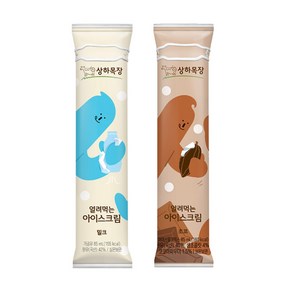 얼려먹는 아이스크림85mlx6개(밀크3+초코3)/무배, 85ml, 1세트