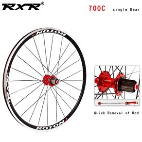 rxr road bike wheelset x6 700c 베어링 휠 7-11 speed v 브레이크 클린처 프론트 리어 알루미늄 합금 휠셋