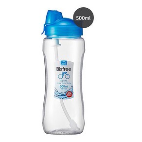 락앤락 비스프리 스포츠 빨대물병 500ml 캠핑휴대용 물병 ABF710T, BGRN, 1개