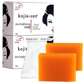 Kojie San Skin Bightening Soap - Oiginal Kojic A Kojie San 피부 whitning 비누 - 다크 스팟 과색소침착 및 흉터를 줄이는