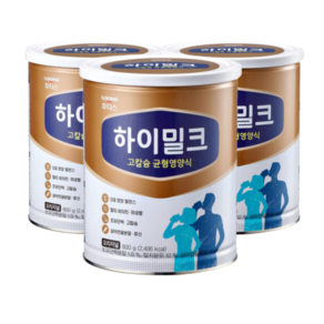 후디스 하이밀크 고칼슘 균형영양식 600g 3캔, 3개