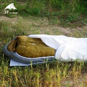 캠핑 침낭 3f ul gea Tyvek 커버 라이너 방수 Bivy 백, 1) Without head cove, 1개