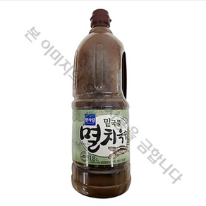 멸치육수 멸치액 면사랑 밑국물, 1.8L, 1개