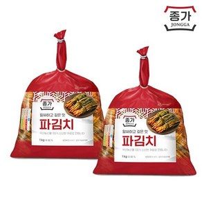 종가 종가집 파김치 2kg (1kg*2팩), 2개, 1kg