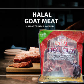 HALAL MEAT KALA냉동 염소고기 모듬 WORLD HALAL FROZEN GOAT MEAT (KALA BAKRA), 1개, 1kg