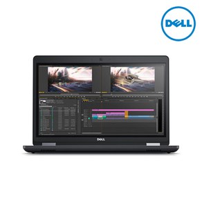 Dell Pecision 3510 6세대 i7 8G SSD256G AMD FiePo 15.6인치 워크스테이션 중고 노트북, WIN10, 8GB, 256GB, 코어i7, 블랙/커버기스