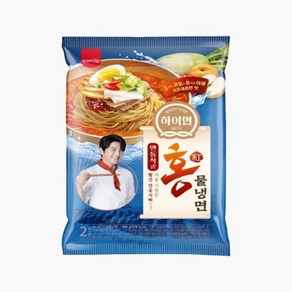 삼립 2인 하이면 안동식 홍 물냉면, 2개, 900g