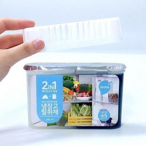 시스제이 2in1 냉장고 탈취제 숯베이킹 300ml 5P 습기 냄새제거, 5개