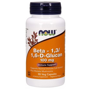 NOW Foods Beta Glucan 나우푸드 베타글루칸 100mg 90정, 1개