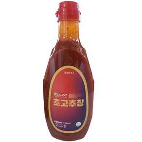 한국소스 초장(소스인) 600ml 새콤달콤 맛있는 초고추장 마트용 포장용 배달용, 1개, 480ml