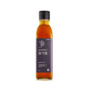 삼진가 국내산 고소한 참기름 180ml 저온압착 국산 참깨, 1개