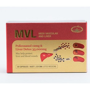 NBT MVL Policosanol + Live Detox 60T, 60정, 1개