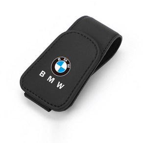 선글라스 거치대 안경걸이 클립 케이스 차량용 선바이저 홀더 보관함 벤츠 BMW 아우디, 블랙, 1개