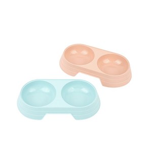 제이제이제이샵 애완용 식기 밥그릇 강아지, 1개, 아이보리