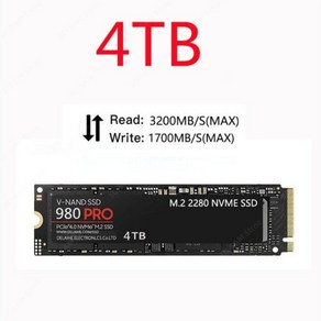 내부 솔리드 스테이트 디스크 SSD M.2 4TB 2TB 1TB 980 프로 M2 2280 PCIe Gen 4.0X4 NVMe 1.3c 250 500 MZ-V8V250B, [03] 4TB