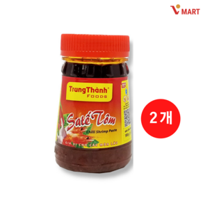 Vmat 베트남 새우맛 고추기름 사테톰 SATE TOM, 100g, 2개