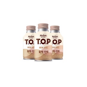 [보내Go] 맥심 TOP 미디엄로스트 돌체 라떼 캔커피, 275ml, 20개