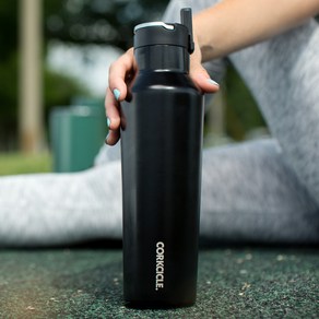 [공식수입원] 콕시클 스포츠 캔틴 텀블러 보온 보냉 진공 tumble 휴대용 물병 591ml, 매트블랙, 1개