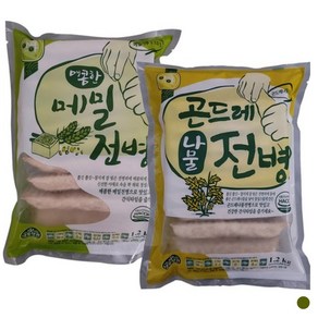 아하만두 메밀전병1.2kg+곤드레전병1.2kg, 1세트, 2.4mg