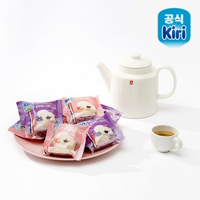 [냉동]끼리 크림치즈 찰떡 2종 8개 (스트로베리 블루베리), 60g