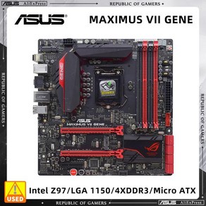 기가바이트 컴퓨터 메인보드인텔 마더보드 ASUS VII GENE LGA 1150 소켓 포함 4 세대 코어 i3 프로세서 m, 01 마더 보드