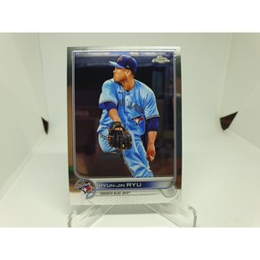 류현진 야구카드 2022 TOPPS Chome MLB카드 토론토 블루제이스, 1개