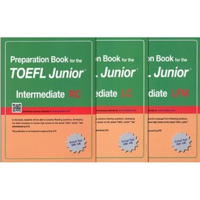 Pepaation Book fo the TOEFL Junio Test Intemediate Set (LC + LFM + RC), 런이십일