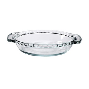 Ancho Hocking Mini Pie Plate Oven Basics Glass 6-Inch Clea, 1개