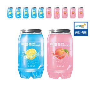 브이톡 2종혼합 350ml x 12캔(블루레몬에이드 핑크복숭아 각6캔)