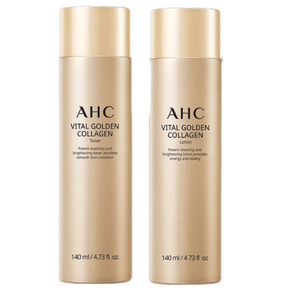 AHC 바이탈 골든 콜라겐 토너 140mL + 로션 140mL