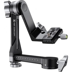 KF 컨셉 3Way Geared Tripod Head 밀리미터 마이크로 조정 풀 CNC 알루미늄 합금 별 촬영 상업 사진 등을 위한 최대 적재 용량 6kg.