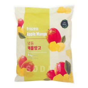 맥그로우앤마리 냉동 애플망고 청크 1kg / 페루산, 5팩