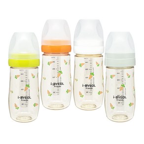 아이별프렌즈 PPSU 아기 캐럿 젖병 270ml, 노꼭지, 화이트, 1개