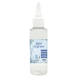 크로바 초순수 3차 살균 정제수 증류수 100ml 500ml 1L 4L UV살균 가습기 지게차배터리 화장품 약국 의료용 가습기 냉각수, 1개