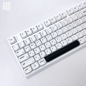 New 사과 키캡 PBT XDA 염료승화 영문/한글, MOA 영어각인