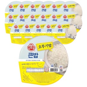 오뚜기 큰밥, 300g, 18개