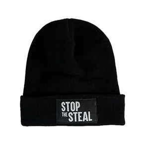 STOP THE STEAL 비니 모자 (블랙 레드) 스탑더스틸